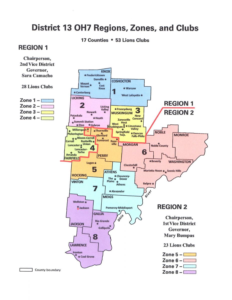 District OH7 Lions eDistrict Houses